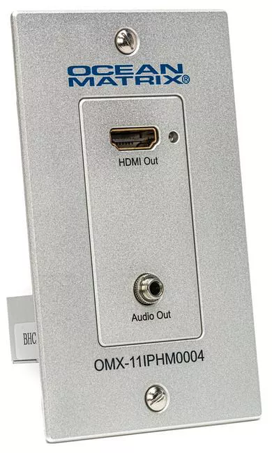 Ocean Matrix OMX-11IPHM0004 HDMI Over IP PoE Wall Plate Extractor/Receiver