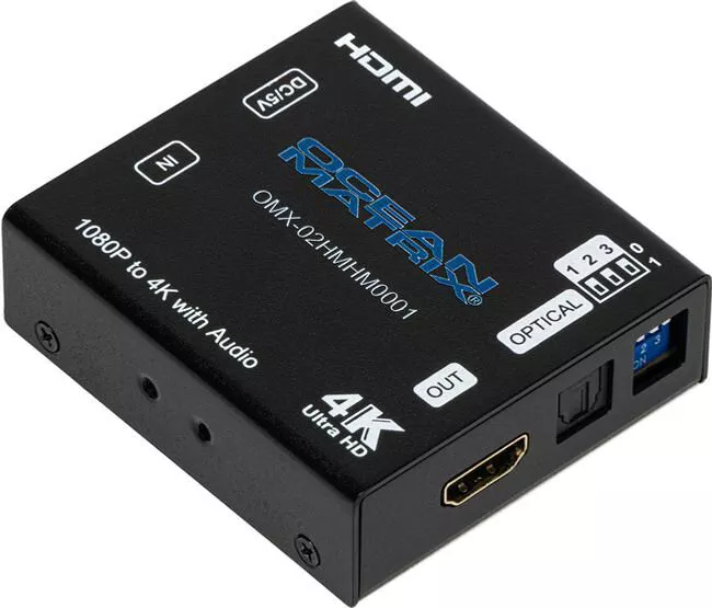 Ocean Matrix OMX-02HMHM0001 Scaler with S/PDIF Audio Extraction 1080P to 4K2K