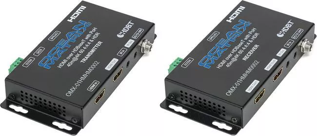 Ocean Matrix OMX-01HMHM0002 HDBaseT 4K HDMI Extender Set with Two-Way IR - RS232