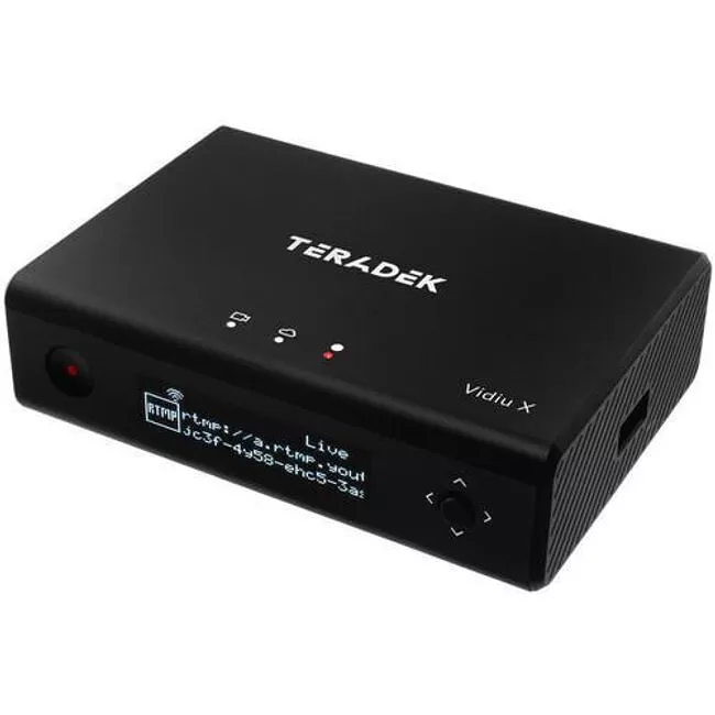 Teradek 10-0235 VidiU X Premium Live Streaming H.264 Encoder