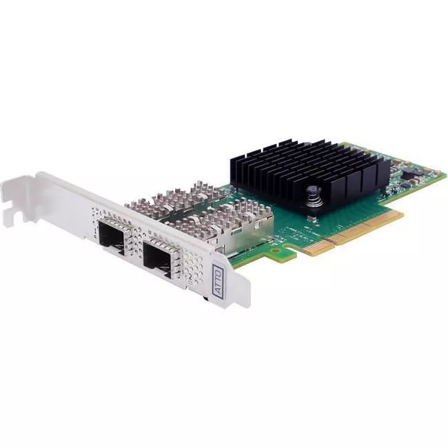ATTO FFRM-N322-000 Dual Channel 10/25GbE x16 PCIe 3.0 Network Adapter - LP - SFP28
