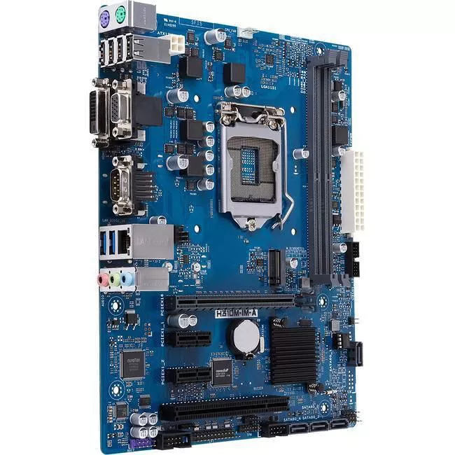 ASUS H310M-IM-A Desktop Motherboard - 1x Socket H4 LGA-1151 - Intel H310 - 2x DDR4 - 1x M.2 - 1x PCIe x16 - 1x RJ-45 - Micro ATX