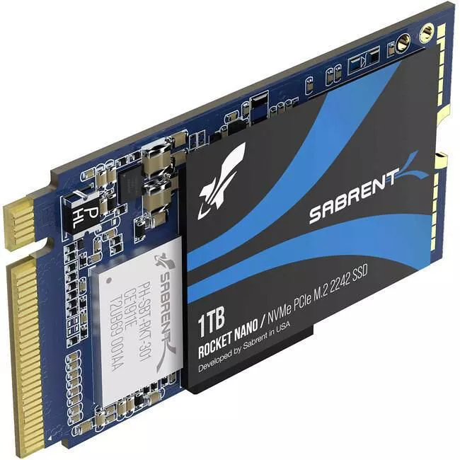 Sabrent SB-1342-1TB Rocket SSD - 1 TB - Internal - M.2 2242 - PCIe NVMe 3.0 x4