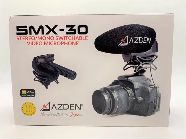 Azden SMX-30 Stereo/Mono Switchable Video Mic with +20dB Boost