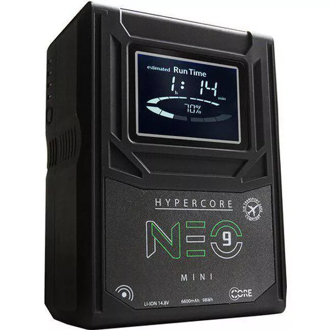 Core SWX NEO-9S 9S High Output 98wh / 14.8V / 6.6Ah Mini V-Mount Li-Ion Battery