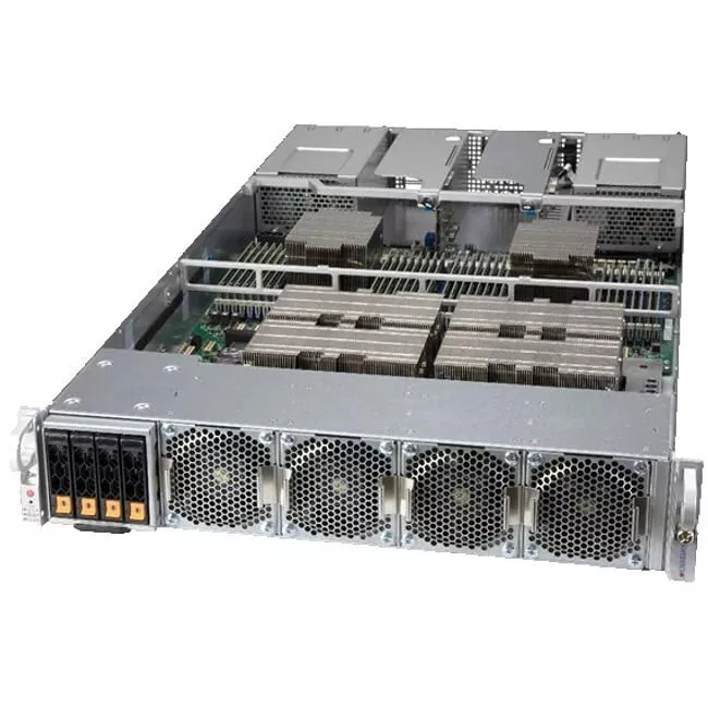 Supermicro AS-2124GQ-NART 2U Rackmount Barebone - 2x EPYC 7002 - 4x A100 40 GB SXM4 GPU - PCIe Gen4