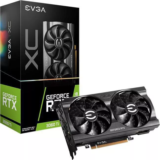EVGA 08G-P5-3663-KR XC Gaming NVIDIA GeForce RTX 3060 Ti Graphic Card - 8 GB GDDR6