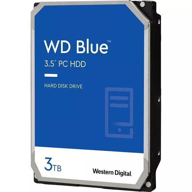 WD WD30EZAZ Blue Hard Drive - 3 TB - 256 MB - 3.5 - SATA - 5400