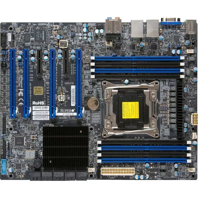Supermicro MBD-X10SRA-B Server Motherboard - 1x Socket LGA 2011-v3 - Intel C612 - 8x DDR4 - RAID - 4x PCIe x16 - ATX