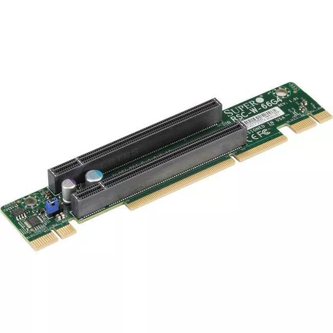Supermicro RSC-W-66G4 1 U Riser Card 2x PCIe x16 Slots