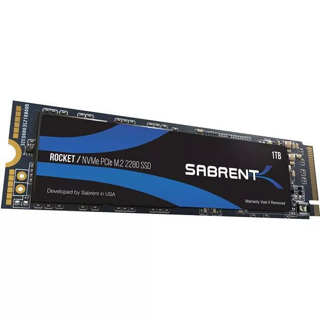 Sabrent SB-ROCKET-1TB Rocket SSD - 1 TB - Internal - M.2 2280 - PCIe 3.0 x4