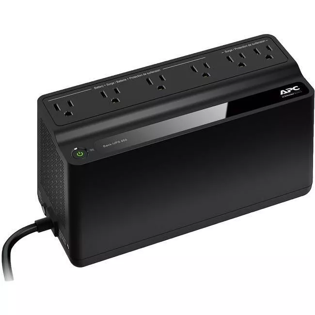 APC BN450M-CA Back-UPS - 120V - RE - 6 Outlet - 450VA