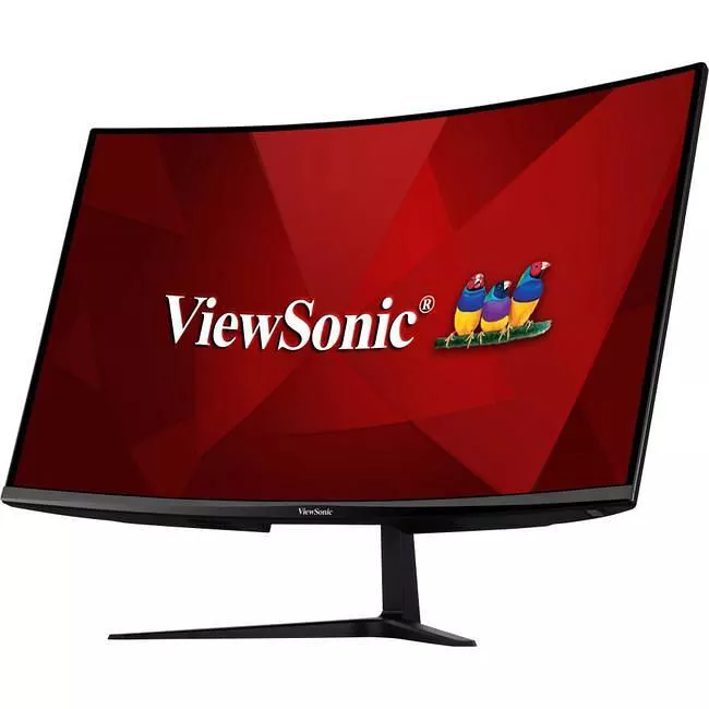 ViewSonic VX3218-PC-MHD OMNI 32 Inch Curved 1080p 1ms 165Hz Gaming Monitor with FreeSync Premium, Eye Care, HDMI and Display Port