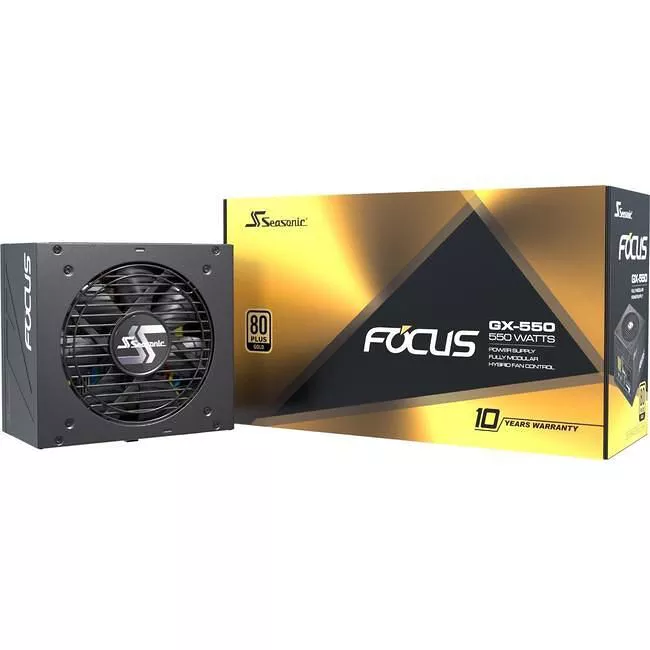 SeaSonic FOCUS GX-550 550 W Power Supply - Full Modular - 80+ Gold