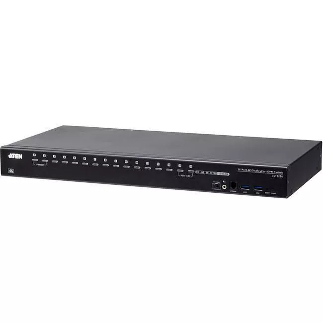 ATEN CS19216 KVM Switch - 16-Port USB 3.0 - 4K DisplayPort - Rack Mount