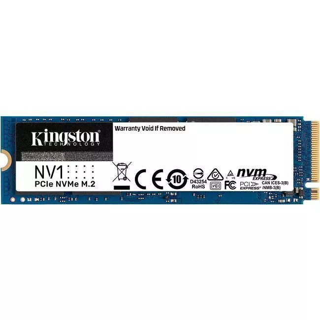 Kingston SNVS/500G SSD 500 GB Internal - M.2 2280 - PCIe NVMe 3.0 x4 - PCIe NVMe - NV1