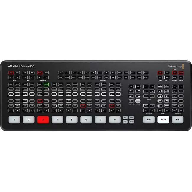 Blackmagic Design SWATEMMINICEXTISO ATEM Mini Extreme ISO Video Switcher
