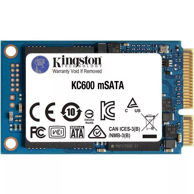 Kingston SKC600MS/256G KC600 SSD - 256 GB - Internal - mSATA - SATA