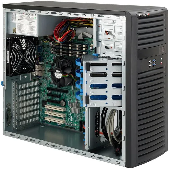 Supermicro CSE-732D4-903B SuperChassis SC732D4-903B Mid-tower System Cabinet