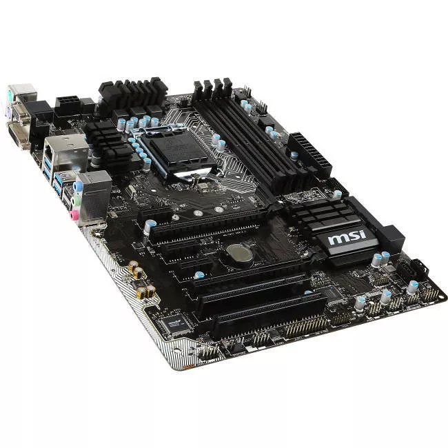 MSI B150 PC MATE Desktop Motherboard - 1x Socket H4 LGA-1151 - Intel B150 - 4x DDR4 - 1x M.2 - 2x PCIe x16 - ATX
