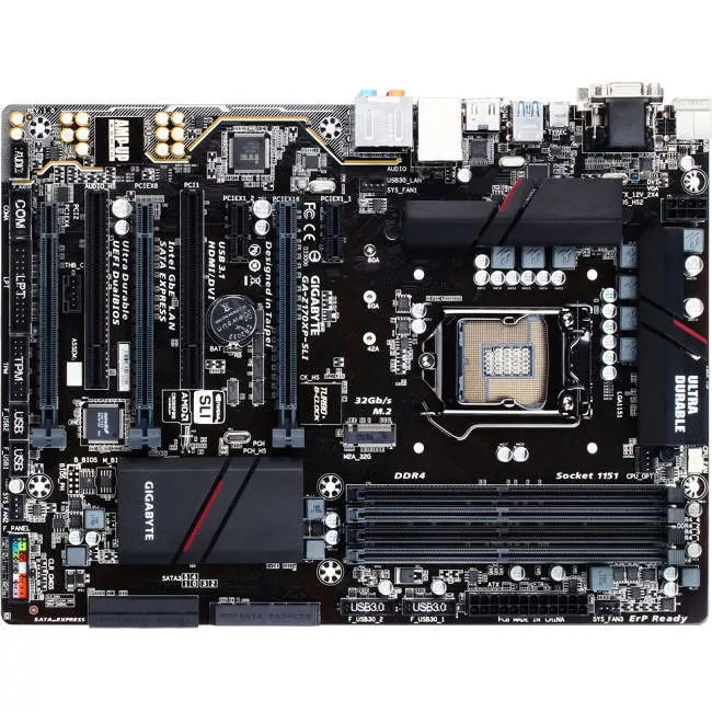 GIGABYTE GA-Z170XP-SLI Ultra Durable  Desktop Motherboard - Intel Z170 Chipset - Socket H4 LGA-1151 - ATX