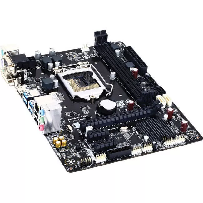 GIGABYTE GA-H81M-S2H GSM Desktop Motherboard - 1x Socket H3 LGA-1150 - Intel H81 - 2x DDR3 - 1x PCIe x16 - Micro ATX