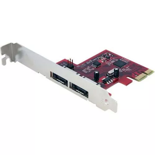 StarTech PEXESAT32 2 Port SATA 6 Gbps PCIe eSATA Controller Card