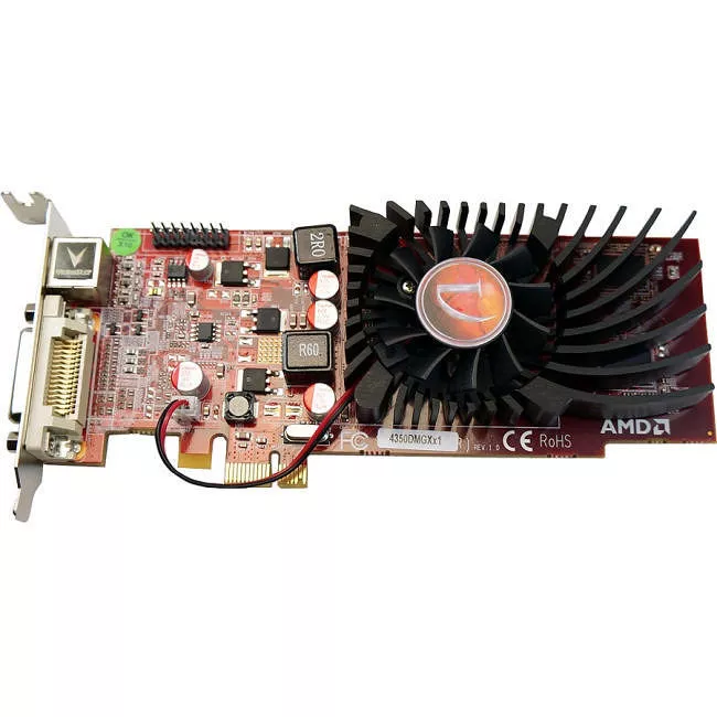 VisionTek 900308 Radeon HD 4350 Graphic Card - 600 MHz Core - 512 MB DDR2 SDRAM - Low-profile