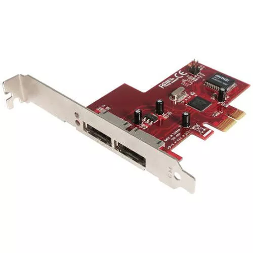 StarTech PEXESATA2 2 Port PCI Express eSATA Controller Adapter Card