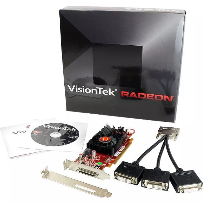VisionTek 900344 Radeon HD 5450 Graphic Card - 512 MB DDR3 SDRAM - PCI-E 2.0 x16 - Low-profile