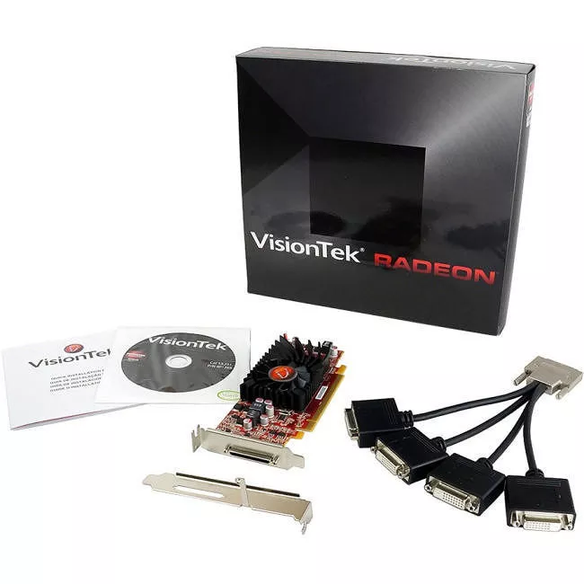 VisionTek 900345 Radeon HD 5570 Graphic Card - 650 MHz Core - 1 GB DDR3 SDRAM - PCI-E 2.0 x16 - LP