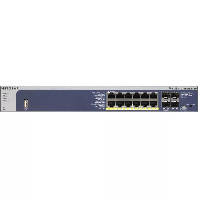 NETGEAR GSM5212P-100NES ProSafe GSM5212P Ethernet Switch