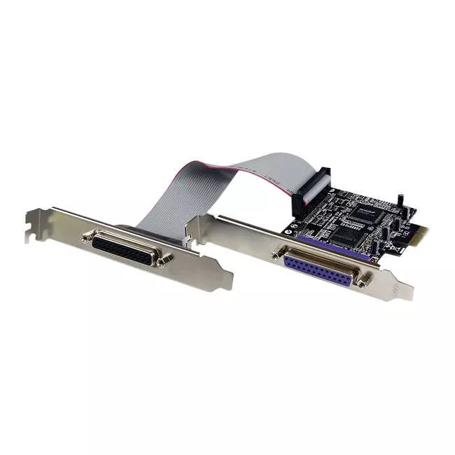 StarTech PEX2PECP2 2 Port PCI-E / PCI-e Parallel Adapter Card