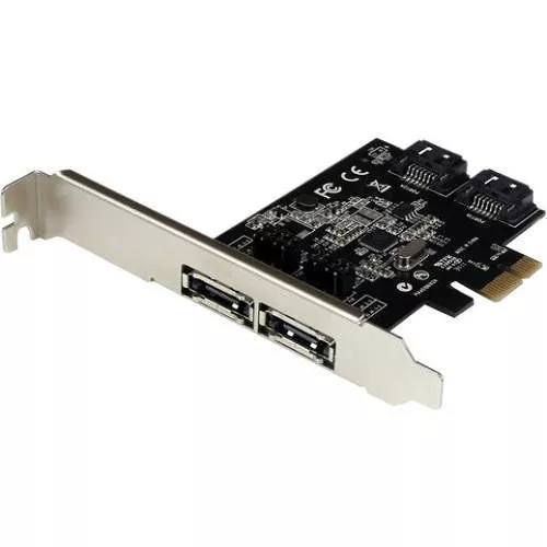 StarTech PEXESAT322I 2 Port PCIe SATA 6 Gbps eSATA Controller Card