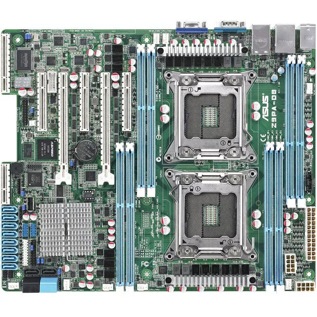 ASUS Z9PA-D8(ASMB6-IKVM) Server Motherboard - 2x Socket R LGA-2011 - Intel C602-A - 8x DDR3 - RAID - 2x PCIe x16 - 3x RJ-45 - ATX