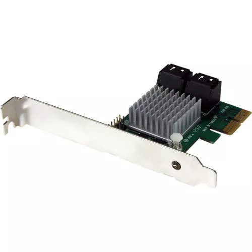 StarTech PEXSAT34RH 4 Port PCIe 2.0 SATA III 6Gbps RAID Controller Card with HyperDuo SSD Tiering