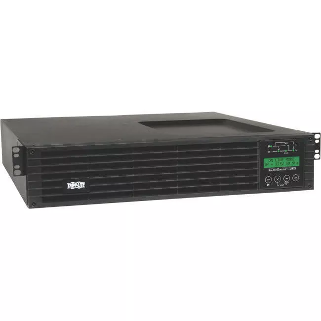 Tripp Lite SU2200RTXLCDN UPS Smart Online 2200VA 1800W Rackmount 120V LCD USB DB9 SNMPWEBCARD 2URM