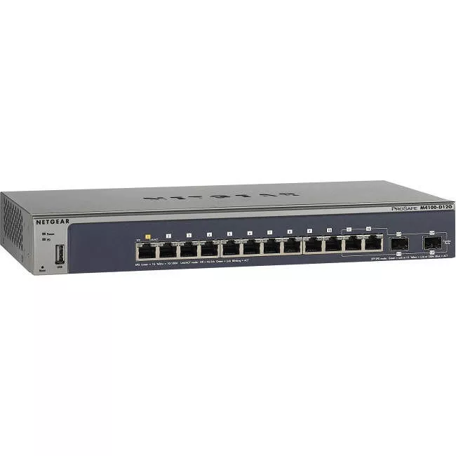 NETGEAR GSM5212-100NES ProSafe Managed Switch 12-Port