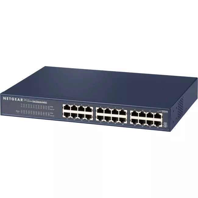 NETGEAR JFS524-200NAS 24-Port Fast Ethernet Unmanaged Switch, JFS524