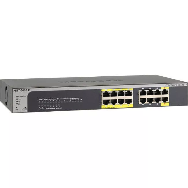 NETGEAR GS516TP-100NAS ProSAFE GS516TP Ethernet Switch