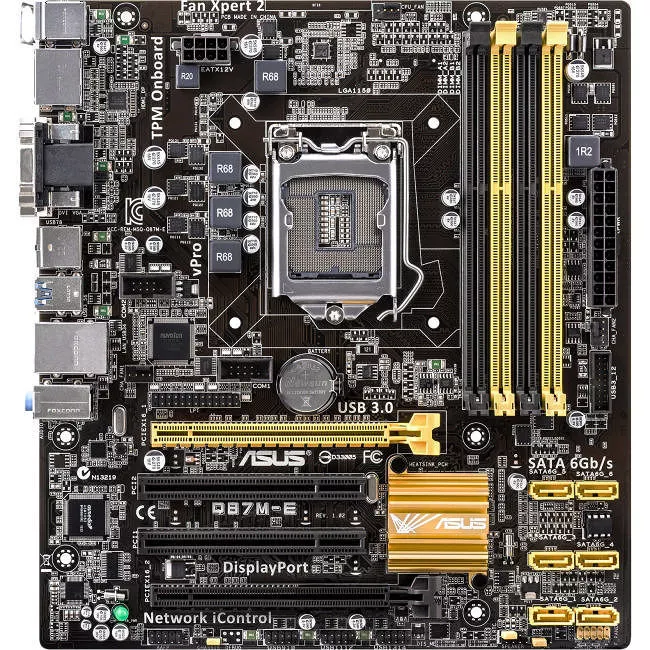ASUS Q87M-E/CSM/SI Desktop Motherboard - 1x Socket H3 LGA-1150 - Intel Q87 Express - 4x DDR3 - 2x PCIe x16 - 1x RJ-45 - Micro ATX
