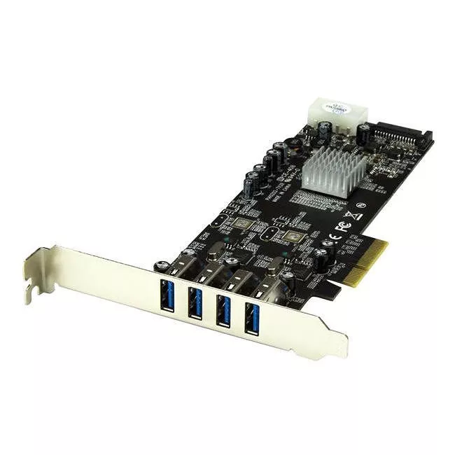 StarTech PEXUSB3S42V 4 Port PCI Express (PCIe) SuperSpeed USB 3.0 Card Adapter