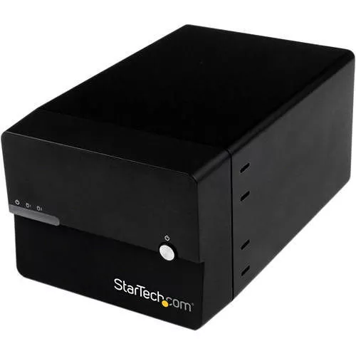 StarTech S352BMU3N Dual Bay Gigabit NAS RAID Enclosure for 3.5" SATA HDD w/ WebDAV & Media Server