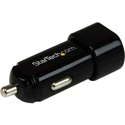 StarTech USB2PCARBK Dual Port USB Car Charger - High Power (17 Watt / 3.4 Amp)