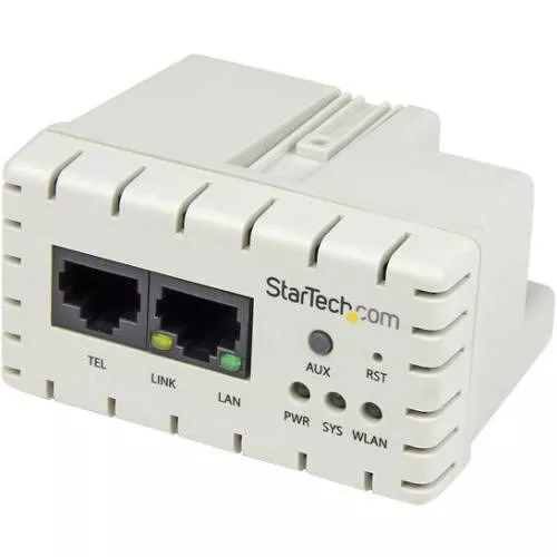 StarTech AP300WN2X2W In-wall Wireless Access Point - Wireless-N - 2.4GHz 802.11b/g/n - PoE-Powered