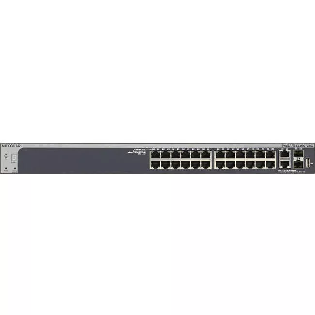 NETGEAR GS728TX-100NES 28-Port Gigabit Stackable Smart Switch