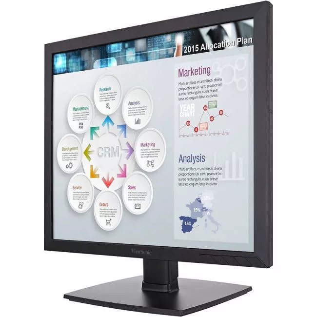 ViewSonic VA951S 19 Inch IPS 1024p LED Monitor with DVI VGA and Enhanced Viewing Comfort