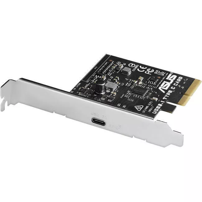 ASUS USB 3.1 TYPE-C CARD PCI Express x4 - Plug-in Card - 1 USB Port(s) - 1 USB 3.1 Port(s) - PC