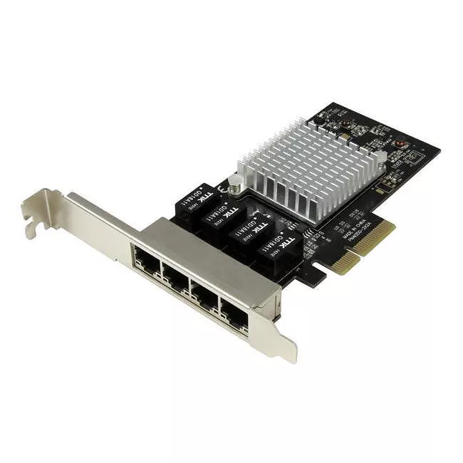 StarTech ST4000SPEXI 4-Port Gigabit Ethernet Network Card - PCI Express, Intel I350 NIC