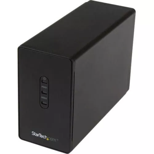 StarTech S252BU33R Dual-bay 2.5in Hard Drive Enclosure &acirc;&euro;" USB 3.0 to SATA III 6Gbps with RAID